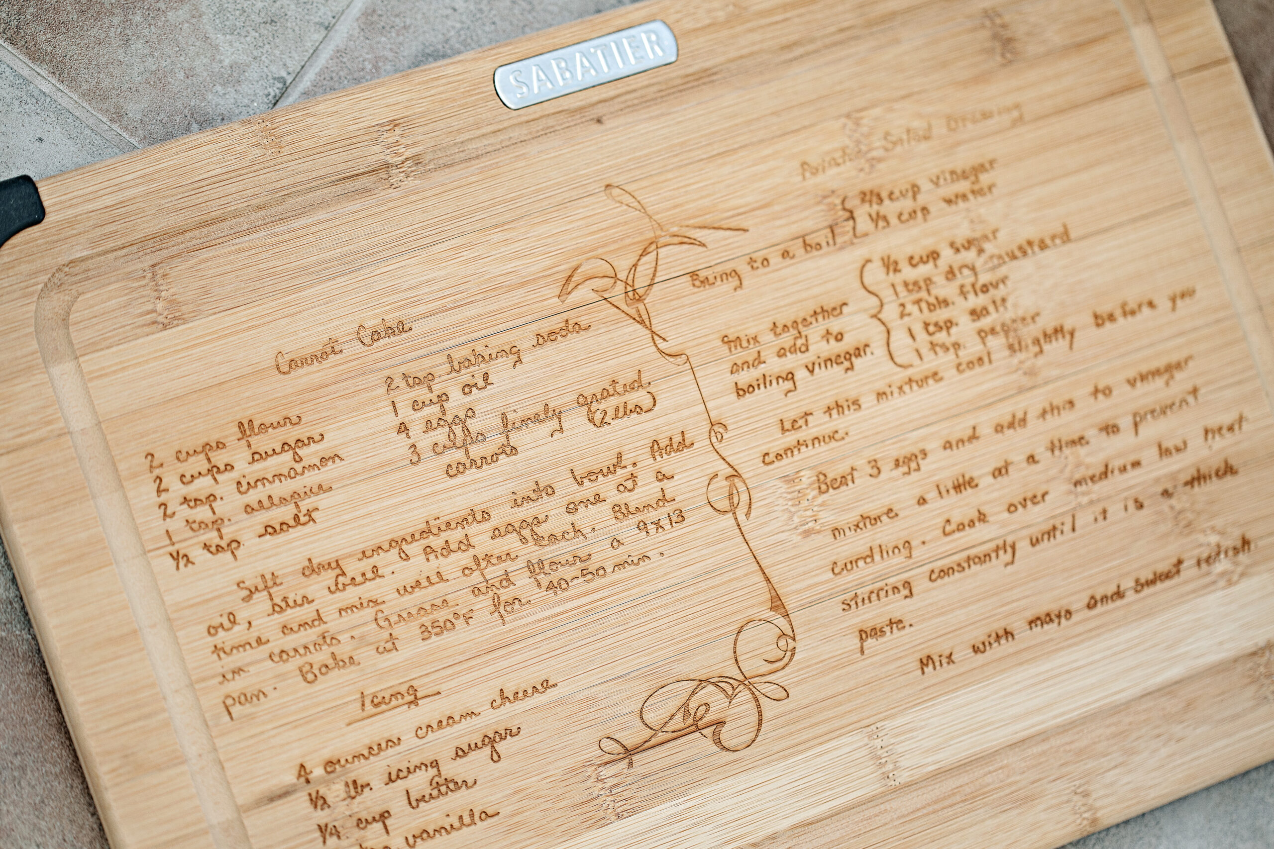 Legacy Gifts – Recipe Board